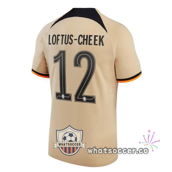 FC Chelsea (LOFTUS-CHEEK 12) Third Soccer Jerseys Marron 2022-2023