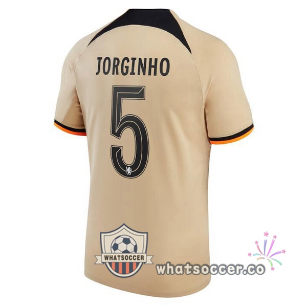 FC Chelsea (JORGINHO 5) Third Soccer Jerseys Marron 2022-2023