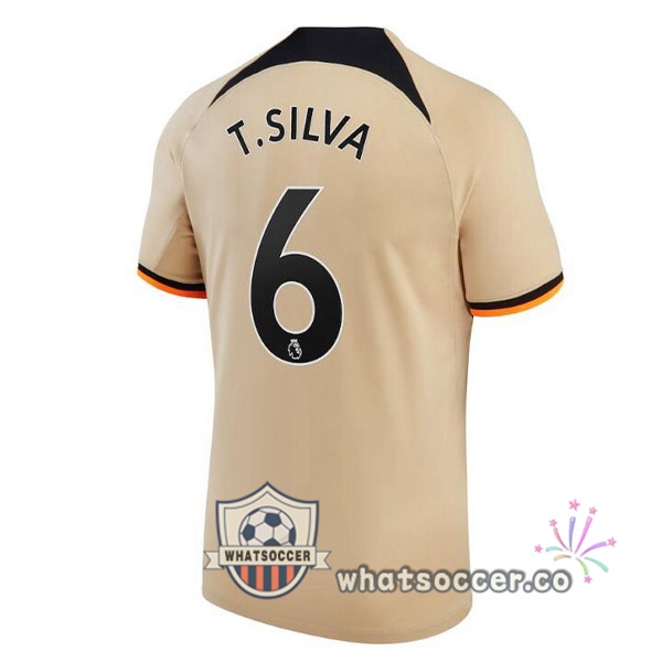 FC Chelsea (T. SILVA 6) Third Soccer Jerseys Marron 2022-2023