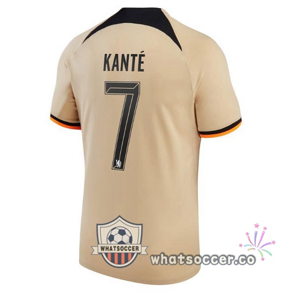 FC Chelsea (KANTÉ 7) Third Soccer Jerseys Marron 2022-2023