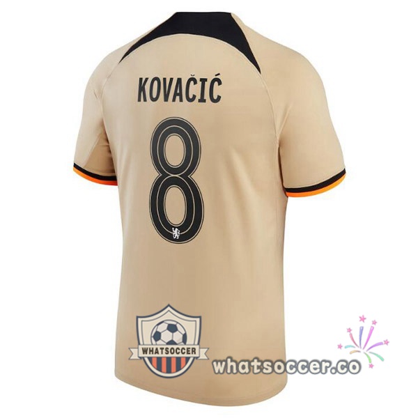 FC Chelsea (KOVACIC 8) Third Soccer Jerseys Marron 2022-2023