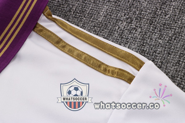 Training Polo Real Madrid + Pants White 2022-2023