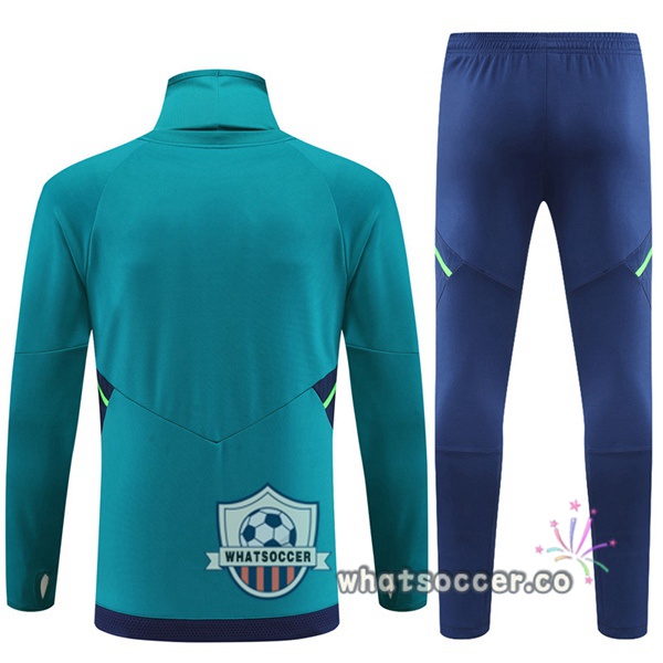 Juventus High Collar Green Tracksuit 2022-2023