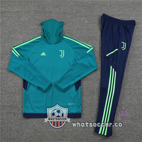 Juventus High Collar Green Tracksuit 2022-2023