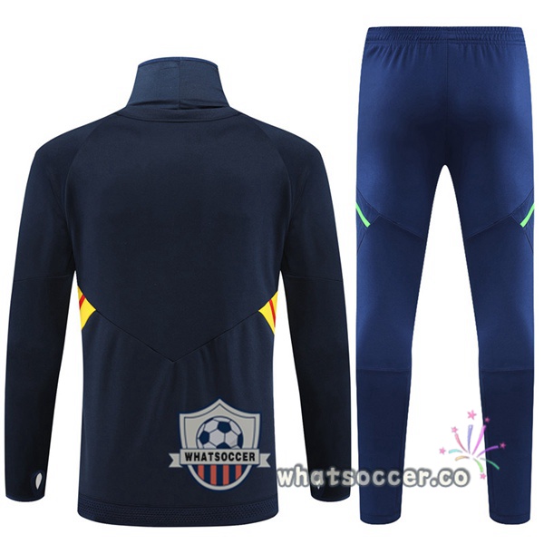 Arsenal High Collar Blue Royal Tracksuit 2022-2023