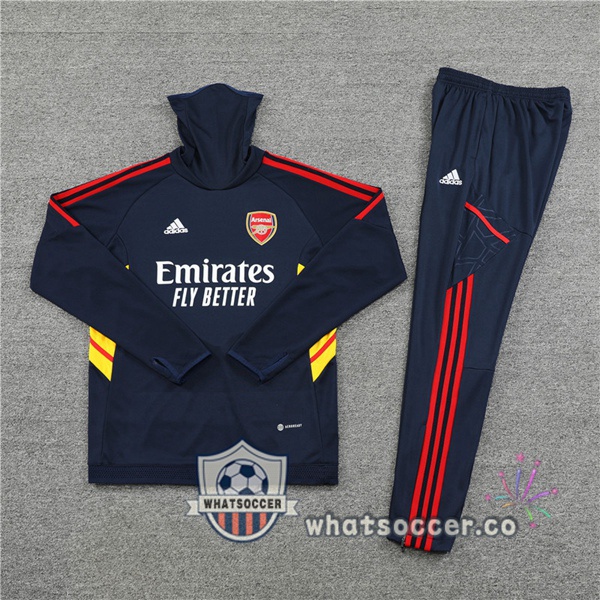 Arsenal High Collar Blue Royal Tracksuit 2022-2023