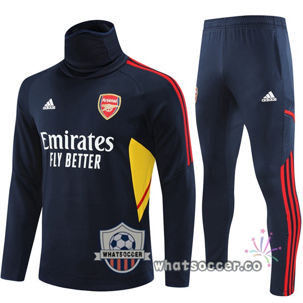 Arsenal High Collar Blue Royal Tracksuit 2022-2023