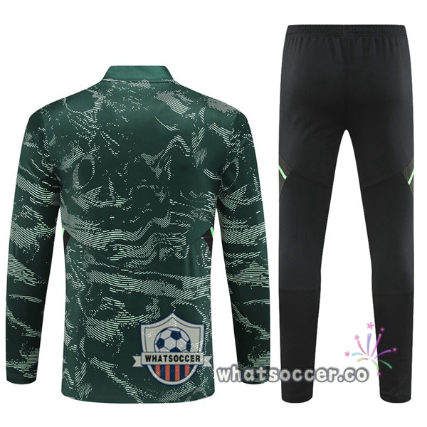 Real Madrid Green Tracksuit 2022-2023