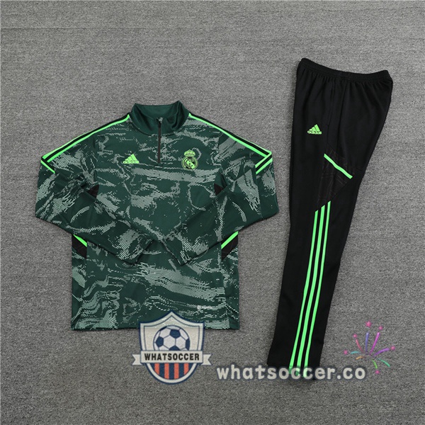 Real Madrid Green Tracksuit 2022-2023
