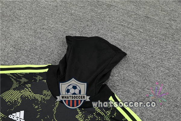 Manchester United High Collar Green Tracksuit 2022-2023