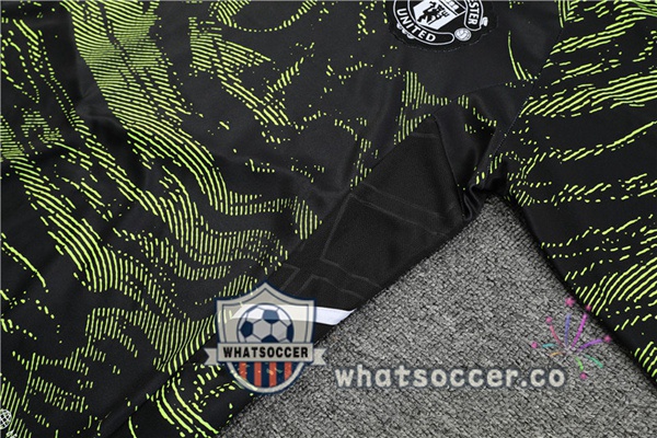 Manchester United High Collar Green Tracksuit 2022-2023