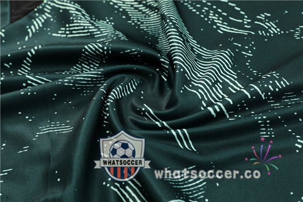 Real Madrid High Collar Green Tracksuit 2022-2023