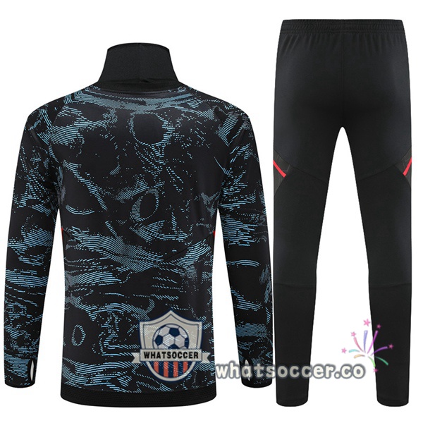 Arsenal High Collar Blue Red Tracksuit 2022-2023