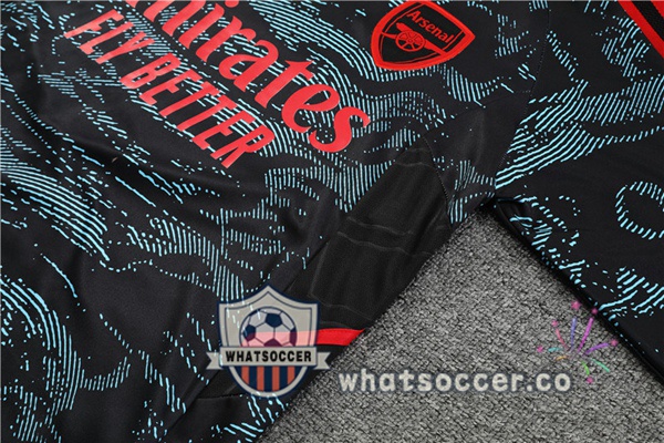Arsenal High Collar Blue Red Tracksuit 2022-2023