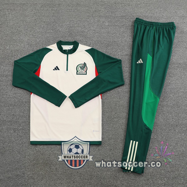Mexico White Green Tracksuit 2022-2023