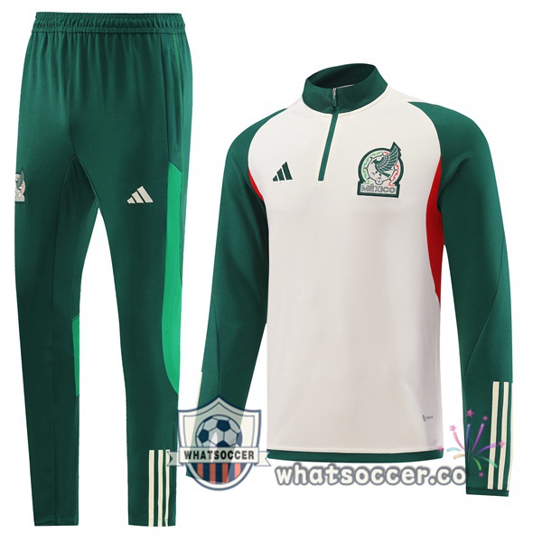 Mexico White Green Tracksuit 2022-2023