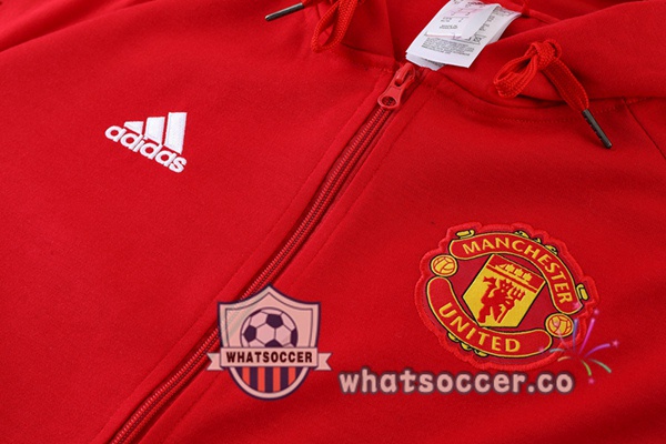 Manchester United Red Hooded Jacket 2022-2023