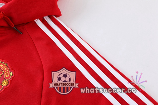 Manchester United Red Hooded Jacket 2022-2023