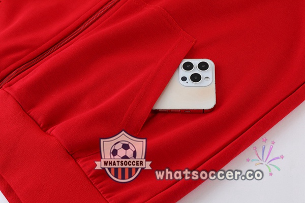 Manchester United Red Hooded Jacket 2022-2023