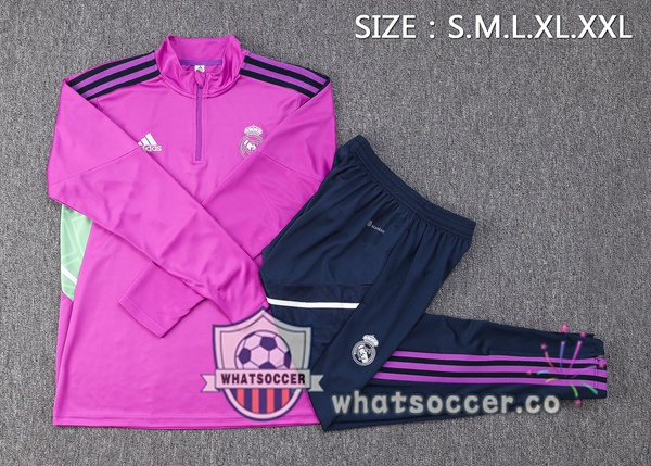 Real Madrid Purple Tracksuit 2022-2023