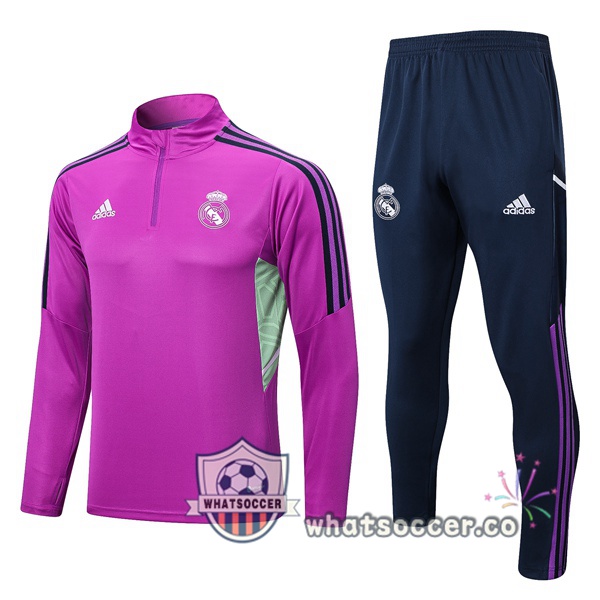 Real Madrid Purple Tracksuit 2022-2023