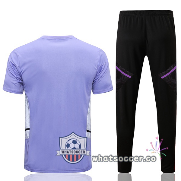 Real Madrid Training T-Shirts + Pants Purple 2022-2023