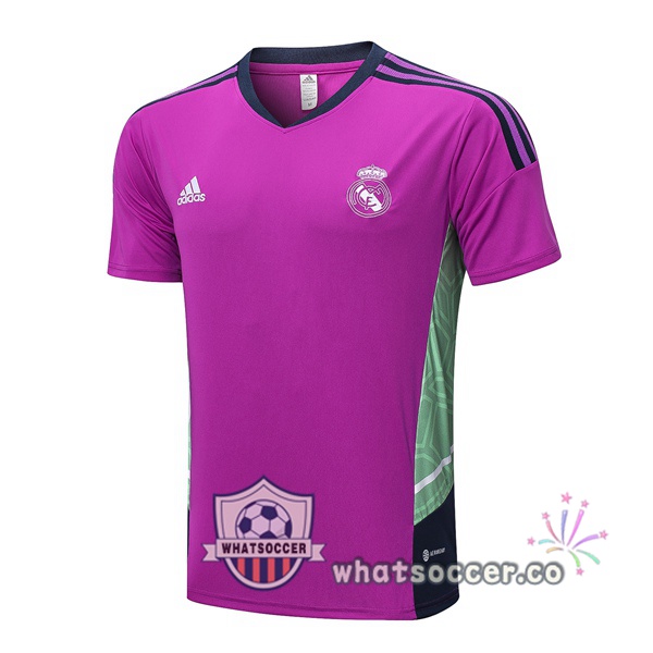 Real Madrid Training T-Shirts Purple 2022-2023