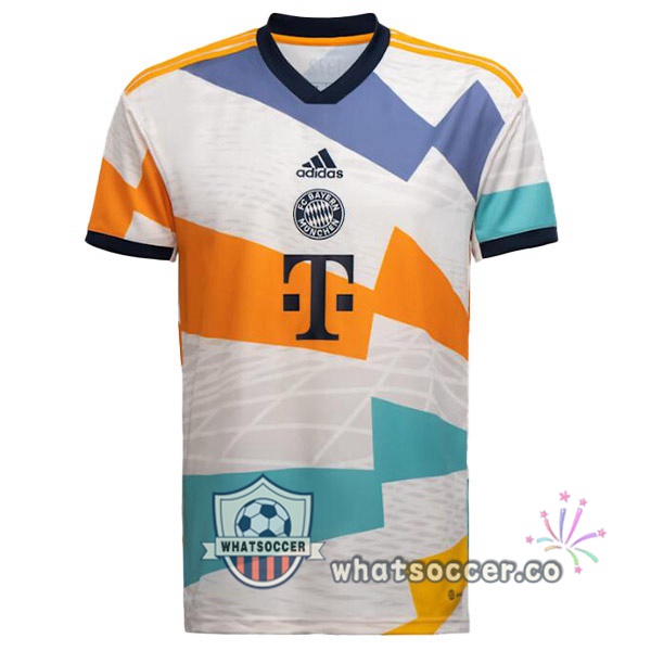 Bayern Munich 50th anniversary Soccer Jerseys White 2022-2023