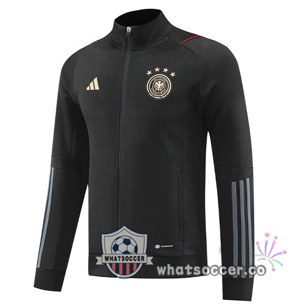 Germany Soccer Jacket Black 2022-2023