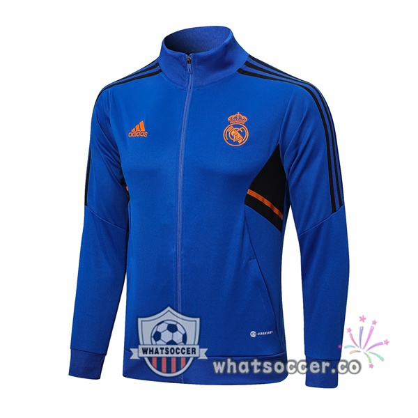 Real Madrid Soccer Jacket Blue 2022-2023