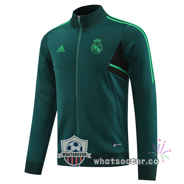 Real Madrid Soccer Jacket Green 2022-2023