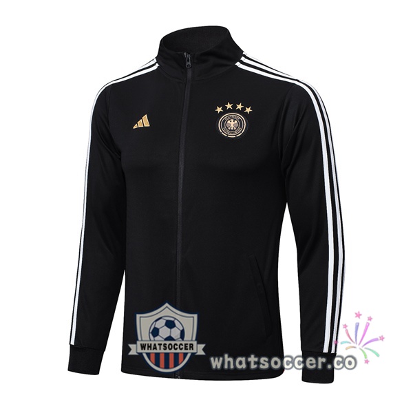 Germany Soccer Jacket Black 2022-2023