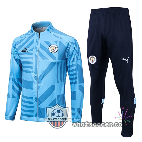 Manchester City Blue Jacket 2022-2023