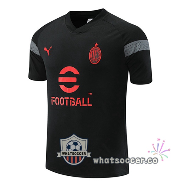 AC Milan Training T-Shirts Black 2022-2023