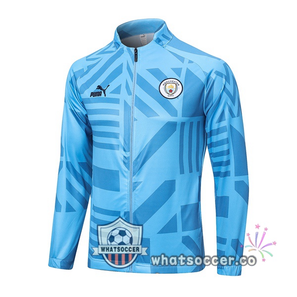 Manchester City Soccer Jacket Blue 2022-2023