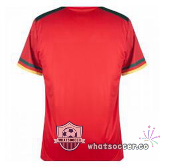 Cameroon Third Soccer Jerseys Red Green 2022-2023