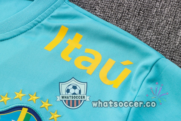 Training Polo Brazil + Pants Blue 2022-2023