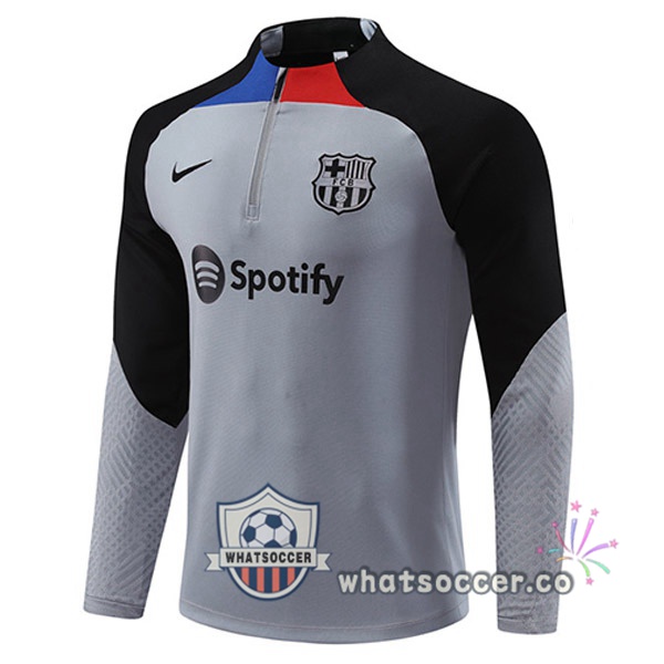 FC Barcelona Soccer Sweater Gray 2022-2023