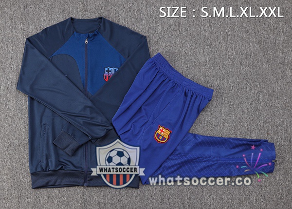 FC Barcelona Blue Royal Jacket 2022-2023