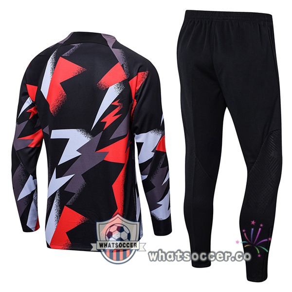 FC Barcelona Red Gray Tracksuit 2022-2023