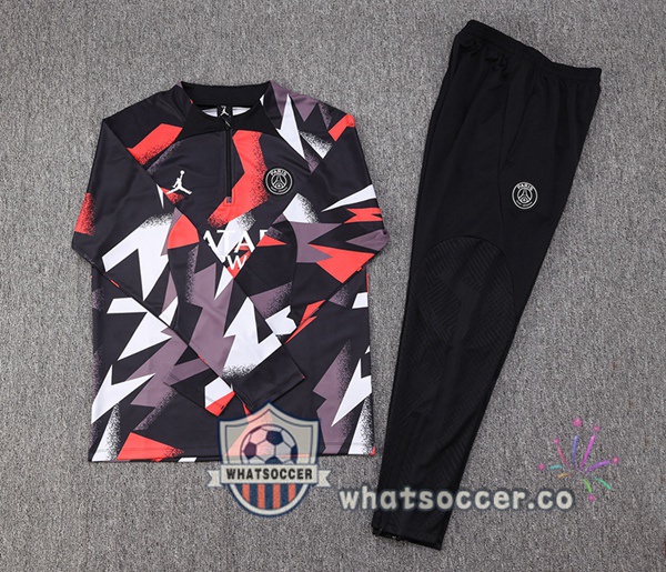 FC Barcelona Red Gray Tracksuit 2022-2023