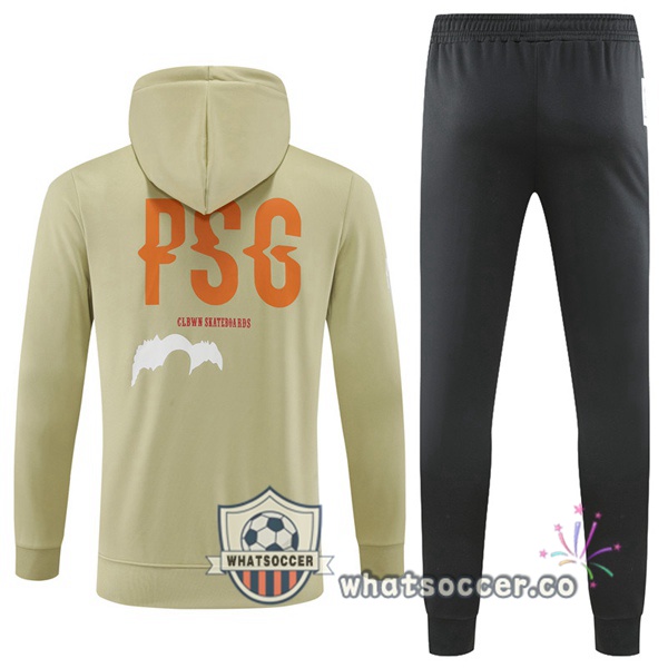 Paris PSG Marron Hooded Jacket 2022-2023