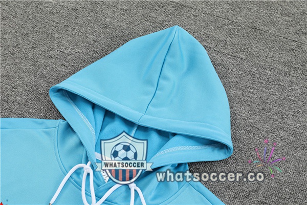 Paris PSG Blue Hooded Jacket 2022-2023