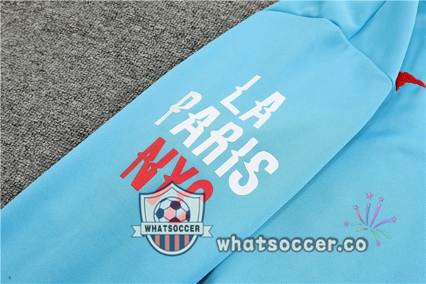 Paris PSG Blue Hooded Jacket 2022-2023