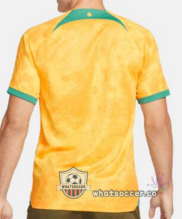 Australie Home Soccer Jerseys Yellow 2022-2023