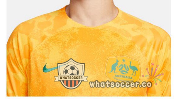 Australie Home Soccer Jerseys Yellow 2022-2023