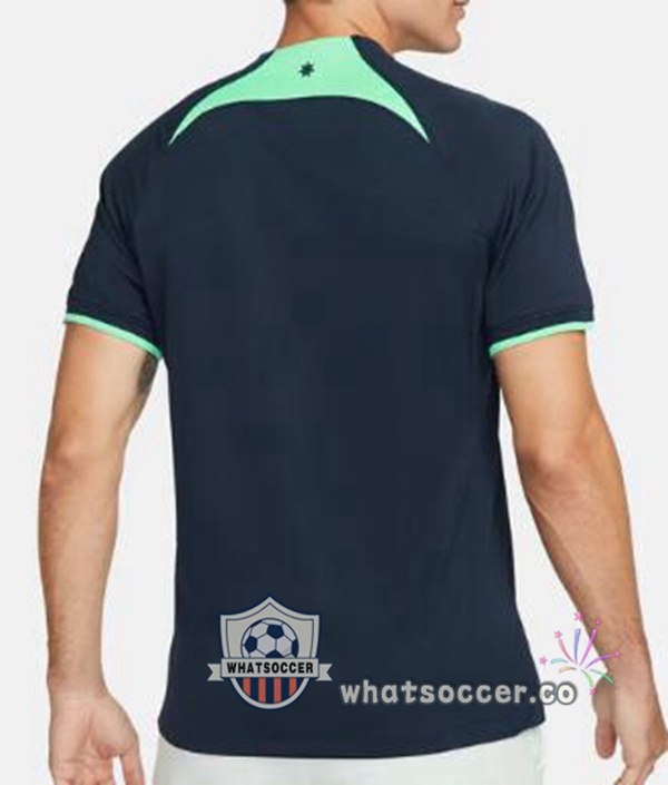 Australie Away Soccer Jerseys Black 2022-2023