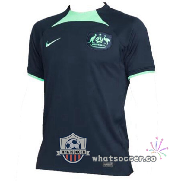 Australie Away Soccer Jerseys Black 2022-2023