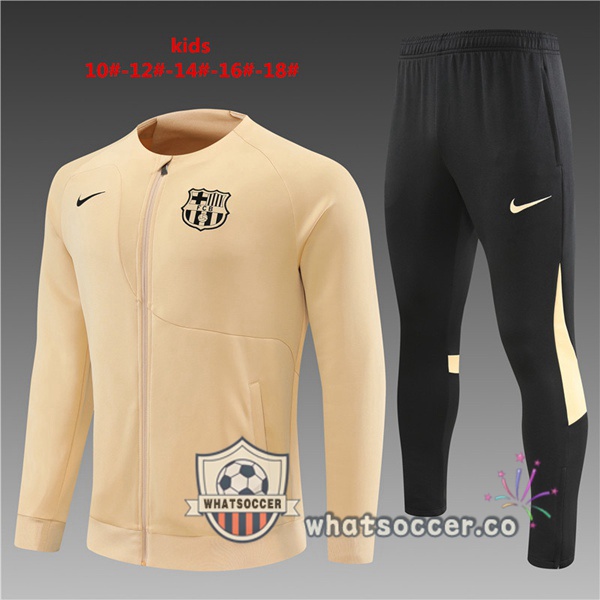 FC Barcelona Kids Marron Training Jacket 2022-2023