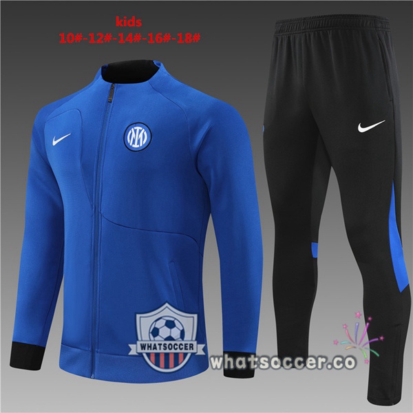 Inter Milan Kids Blue Training Jacket 2022-2023